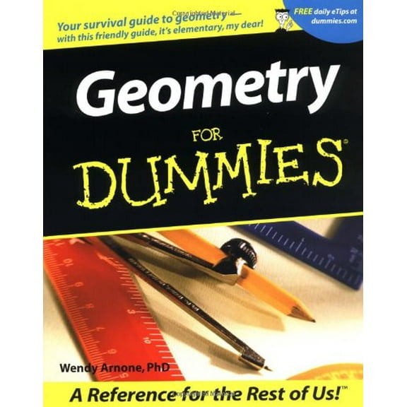 Pre-Owned Geometry For Dummies (Paperback) 0764553240 9780764553240