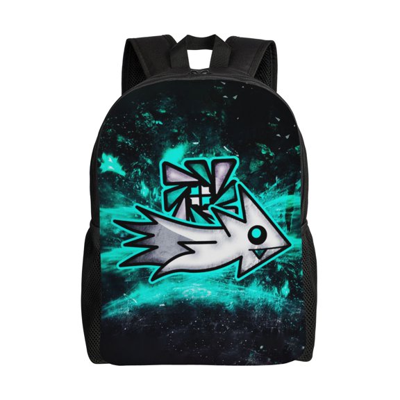 Geometry Gaming Dash Backpack Casual Daypack Large Capacity Travel Work College Back Pack Novelty Backpacks Laptop Bag