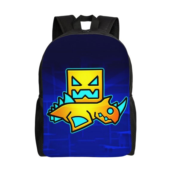 Geometry Gaming Dash Backpack Lightweight Daypack Large Capacity Travel Work College Back Pack Novelty Book Bag Laptop Bag