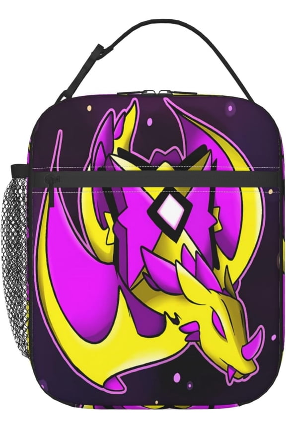 Geometry Gaming Dash Insulated Lunch Bag Lunch Box Large Capacity Leakproof Work Lunch Tote Bag Office Travel Work 10 L x 4 W x 8 H inches