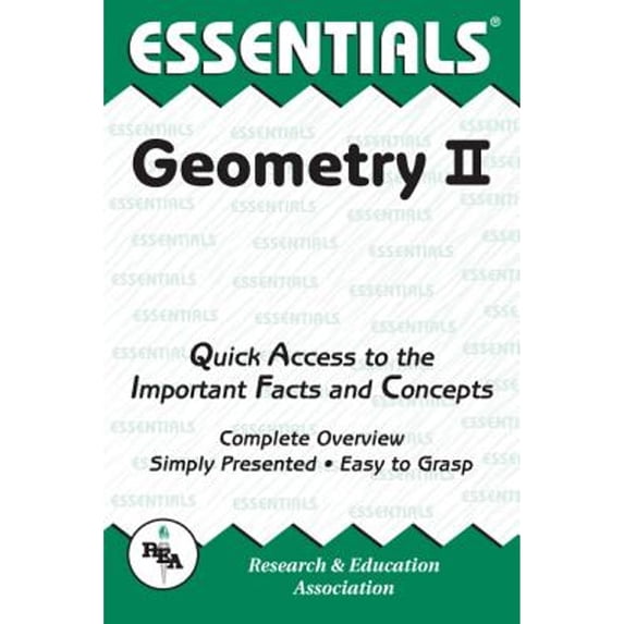 Pre-Owned Geometry II Essentials (Paperback) 0878916075 9780878916078