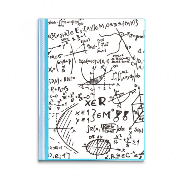 Geometry Mathematical Formulas Calculus Figure Book Sheet Protectors Portfolio Binder Folder