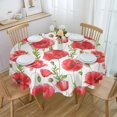 thumbnail image 1 of Easter Bunny Eggs Flowers Round Tablecloth Waterproof Wedding Banquet Table Cover Dining Decorative Tablecloth, 1 of 5