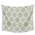 Geometry Moroccan Texture Sage Green Tapestry Wall Hanging Boho Wall