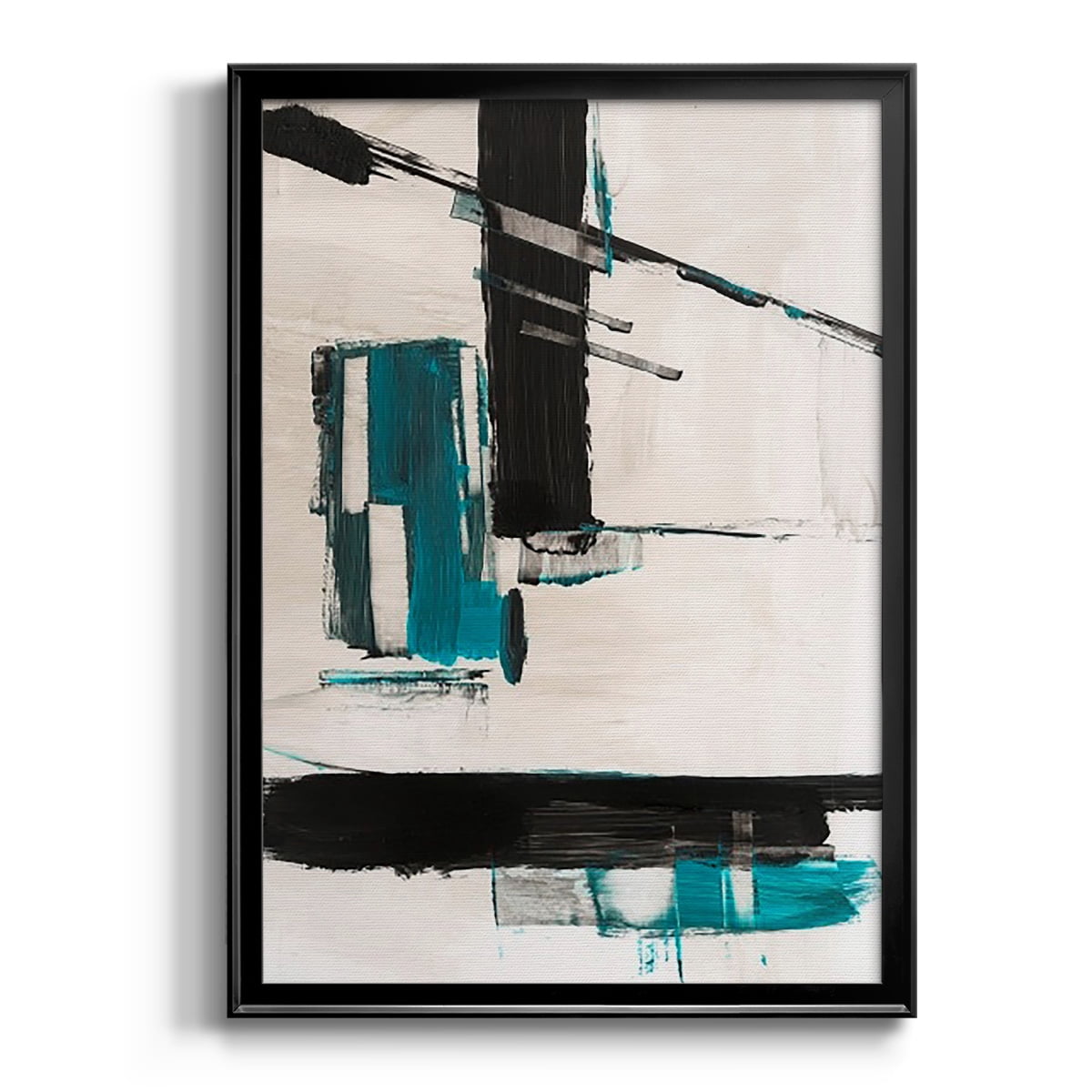 Geometry Notes II Premium Framed Print, in Gold, Black, or Silver - Ready to Hang