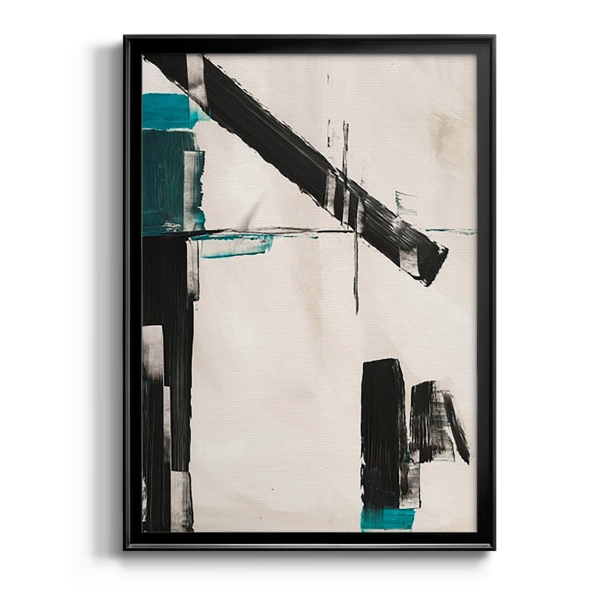 Geometry Notes III Premium Framed Print, in Gold, Black, or Silver - Ready to Hang