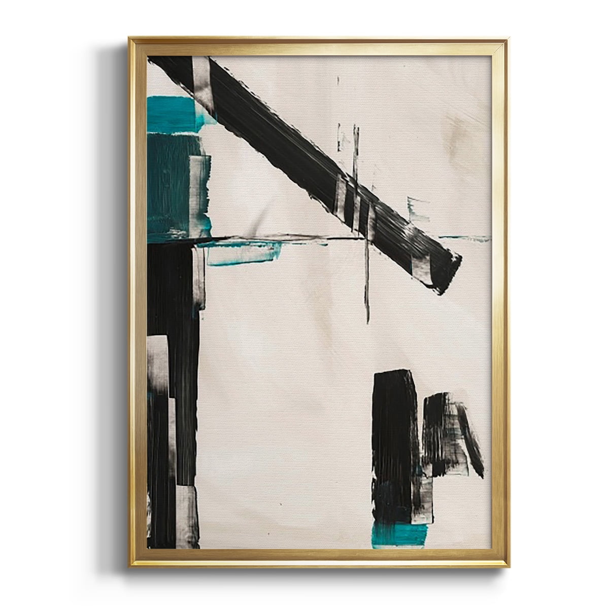 Geometry Notes III Premium Framed Print, in Gold, Black, or Silver - Ready to Hang