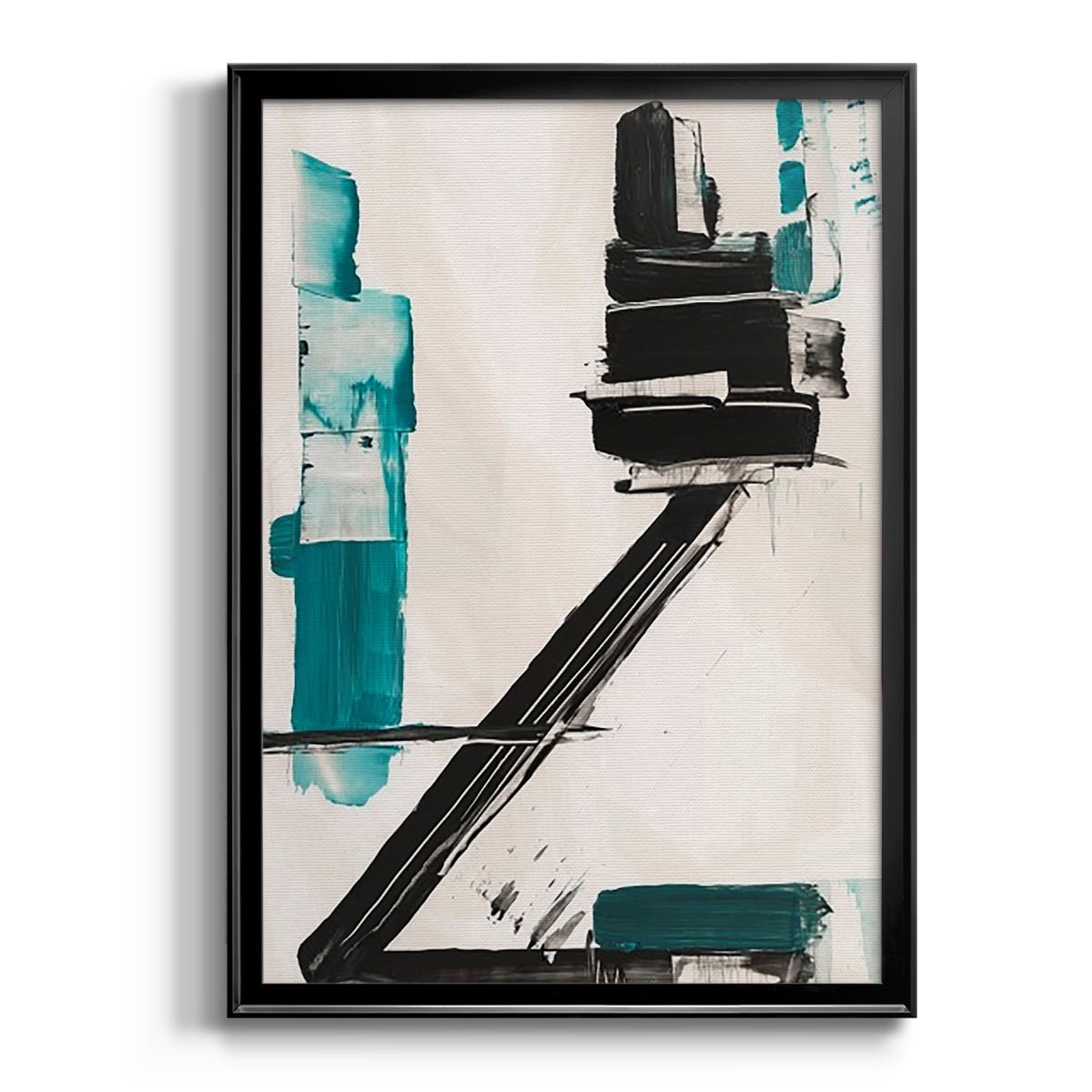 Geometry Notes IV Premium Framed Print, in Gold, Black, or Silver - Ready to Hang