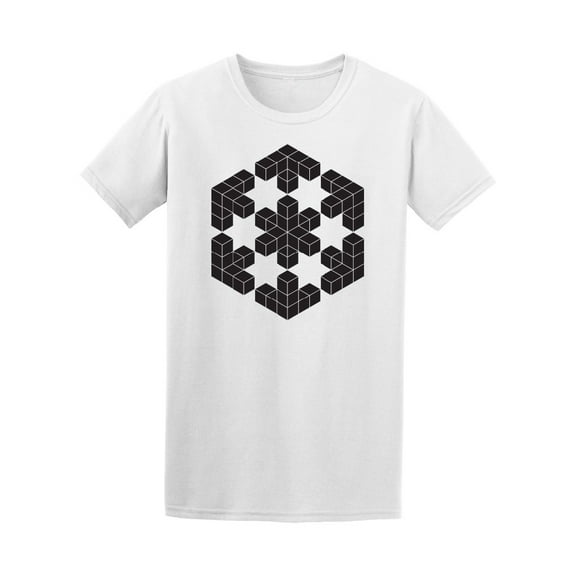 Geometry Optical Illusion Cube Tee Men's -Image by Shutterstock
