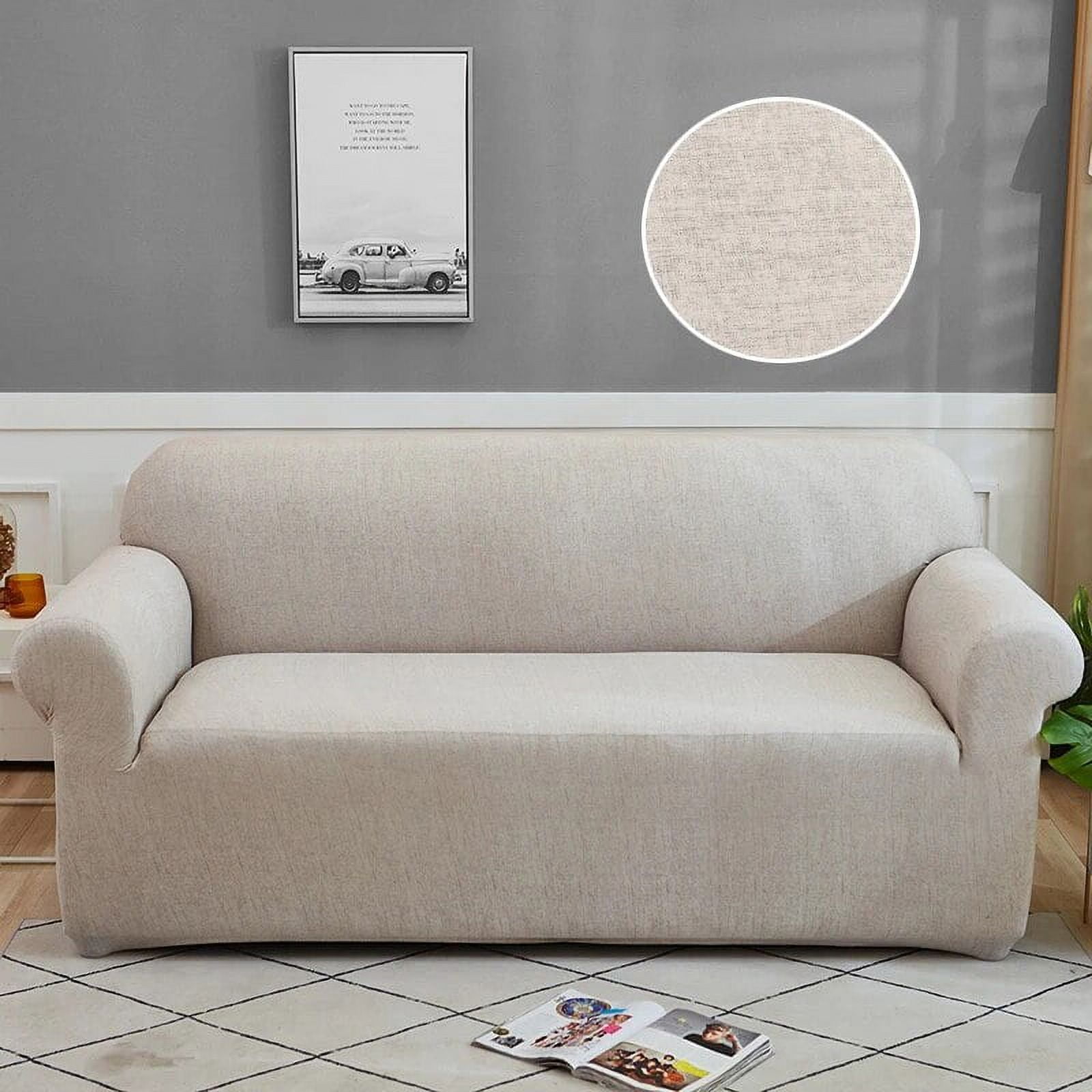 Geometry Plaid Sofa Cover Slipcovers Stretch Sofa Covers for Living ...
