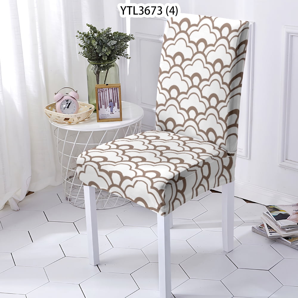 Geometry Restaurant Chairs Covers Hotel Slipcovers Protector Chair