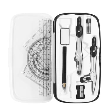 5/8 Stationery Set Notebook Pencil Automatic Pencil Pencil Cap Pencil Sharpener Pencil Refill Geometric Ruler Eraser for Kids