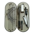 thumbnail image 1 of Geometry Set, Drafting Tools Kit, 8-Piece Precision Instruments in Compact Case, Includes Ruler, Protractor, and Pencil for Students, Architects, and Engineers, 1 of 6