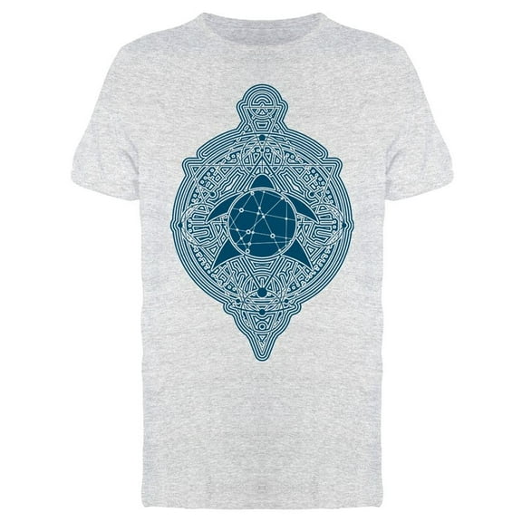 Geometry Symbol Turtle T-Shirt Men -Image by Shutterstock, Male Medium