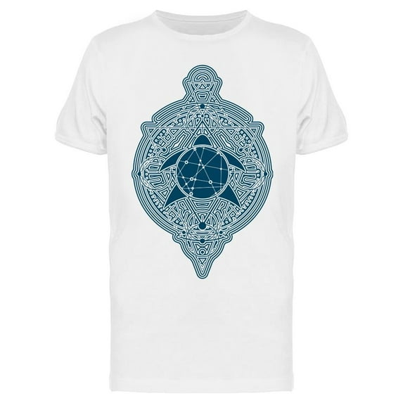 Geometry Symbol Turtle T-Shirt Men -Image by Shutterstock, Male Small