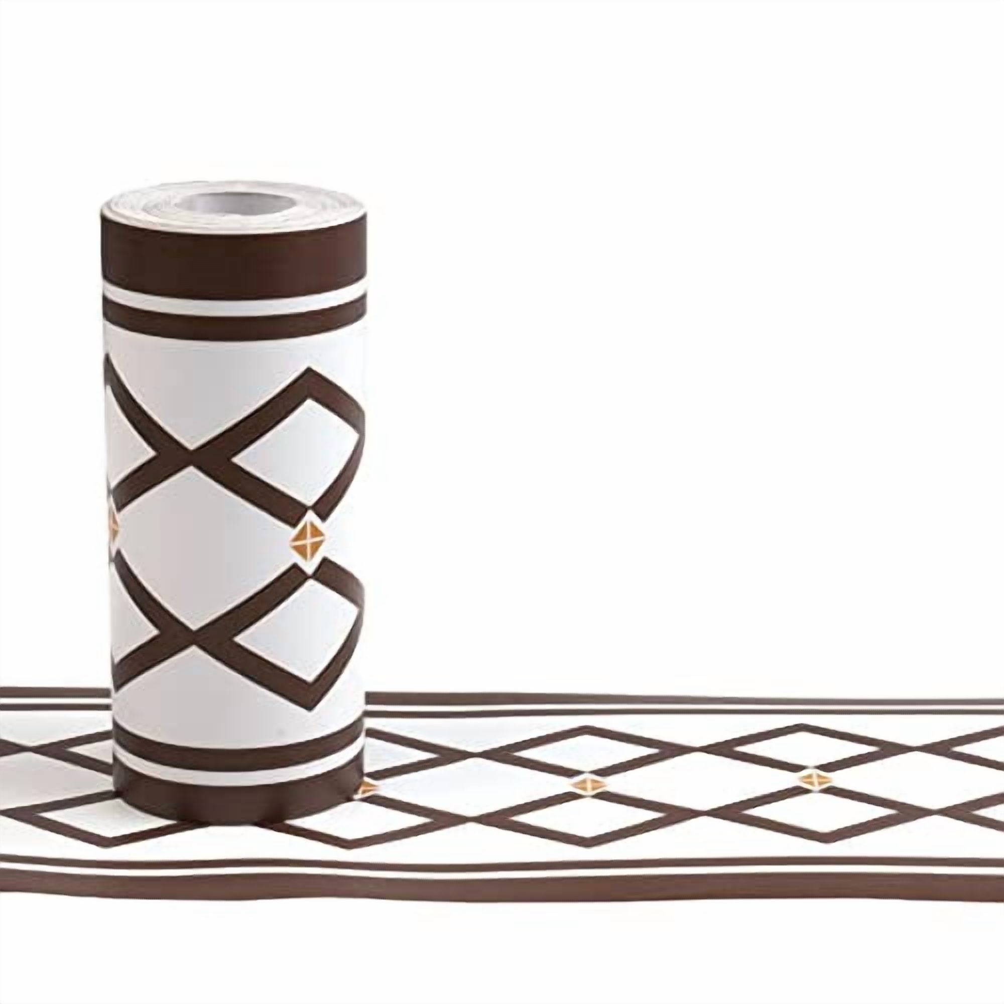 Geometry Thicken Wallpaper Border Roll Peel & Stick Kitchen Tiles ...
