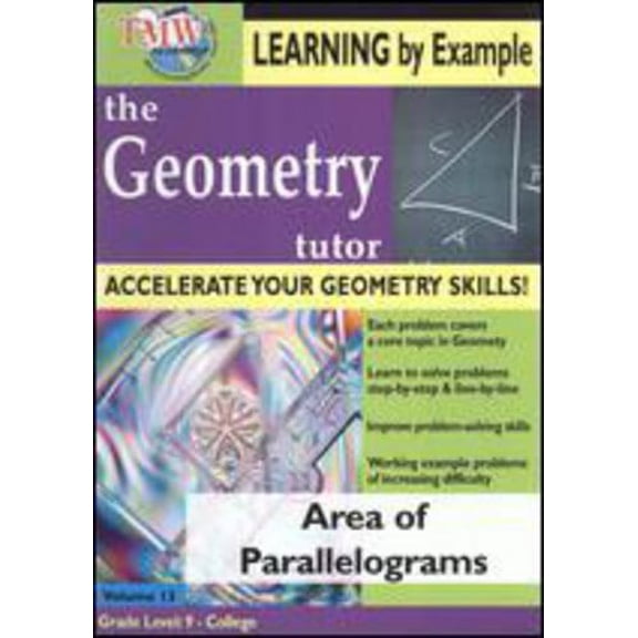 Geometry Tutor: Area of Parallelograms (DVD)