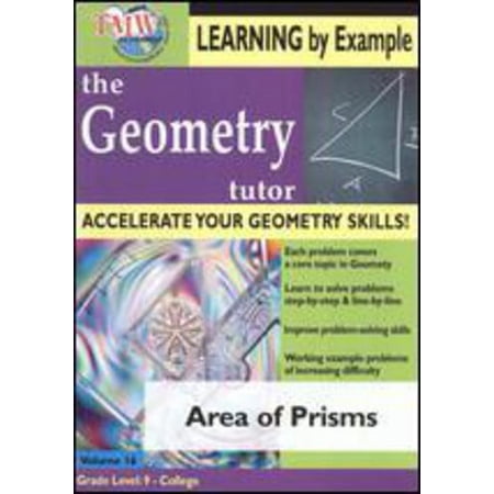 Geometry Tutor: Area of Prisms (DVD)