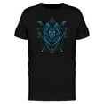 thumbnail image 1 of Geometry Wolf Animal T-Shirt Men -Image by Shutterstock, Male 3X-Large, 1 of 2