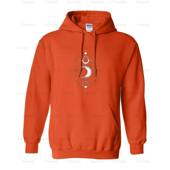 Geometry Ying Yang Sun And Moon Aesthetic Graphic Hoodie M3081636, Up to Size 5XL
