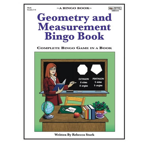 Geometry and Measurement Bingo Book: Complete Bingo Game in a Book