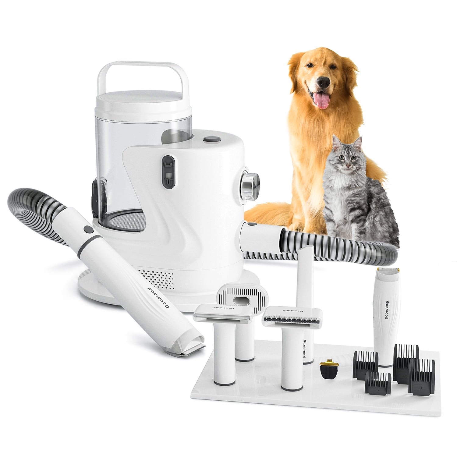 Geoorood Pet Grooming Vacuum & Dog Grooming Kit with Suction Geoorood Pet Grooming Vacuum & Dog Grooming Kit with Suction