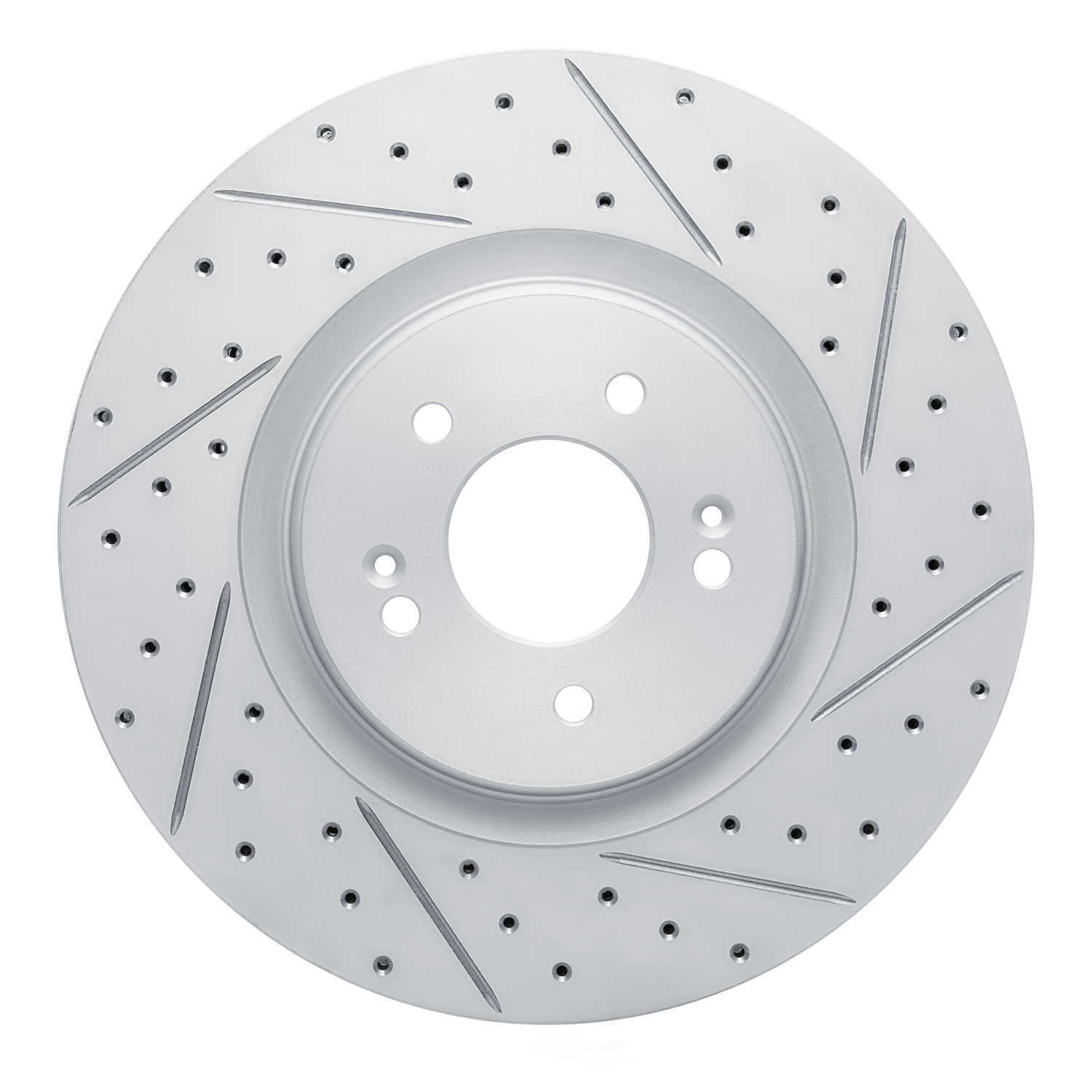 Dynamic Friction Company 830-21048R DFC Geoperformance Rotor - Drilled and Slotted