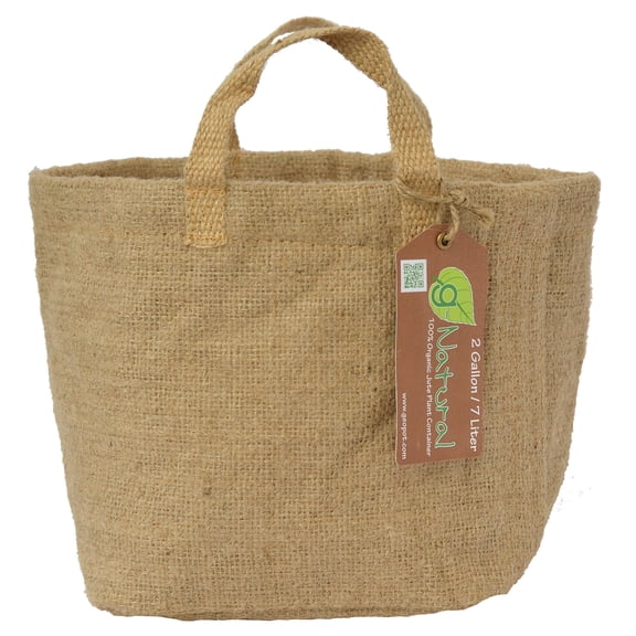 Geopot 2 Packs Burlap W/Handle 2gl