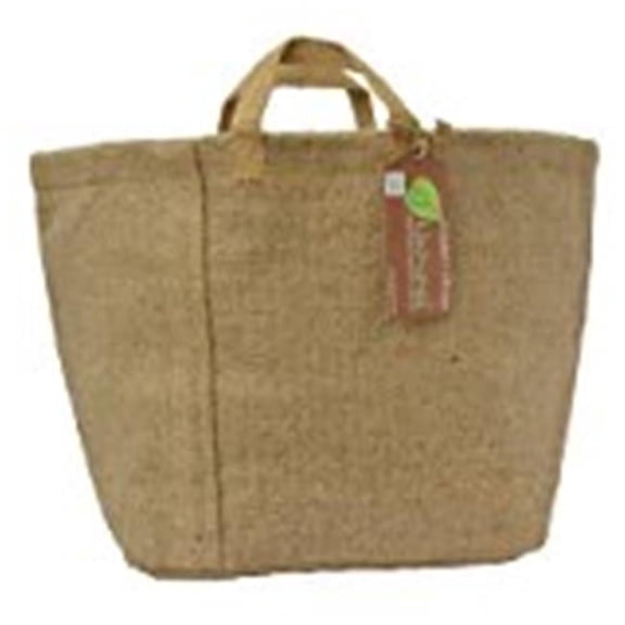 Geopot GNAT5GAL-HN 5 gal Organic Jute Plant Container, Brown