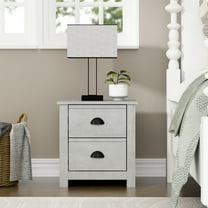 Galano Geodarno 2 Drawer Nightstand - Dusty Grey Oak