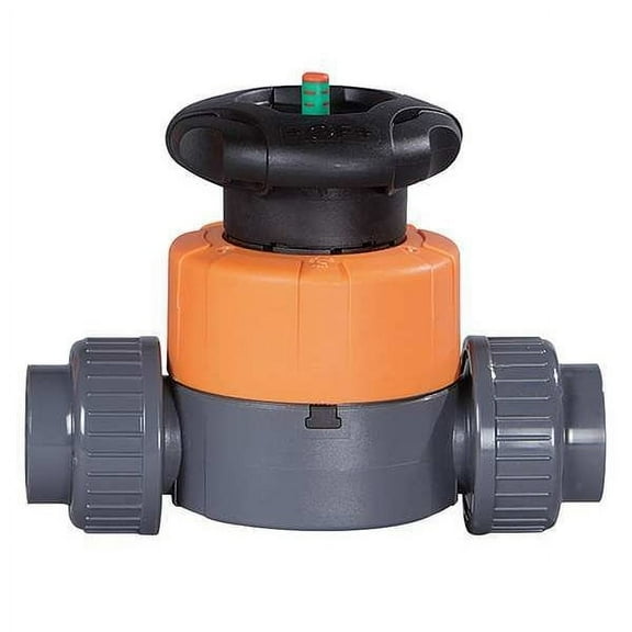 Georg Fischer Diaphragm Valve,2-Way,3/4 In,Socket/Thrd 161514613