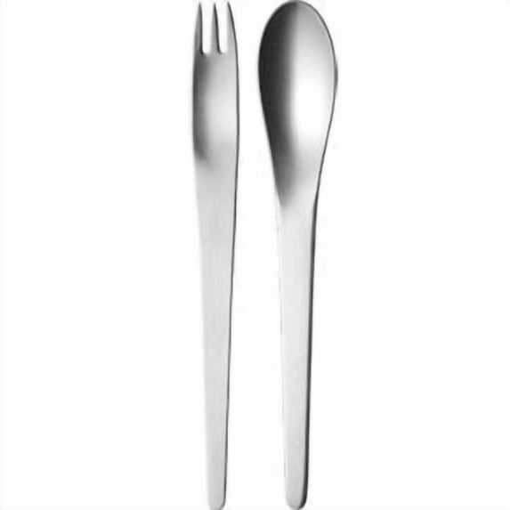Georg Jensen Arne Jacobsen Stainless Steel Serving Set, 2ps. #3355502 C80