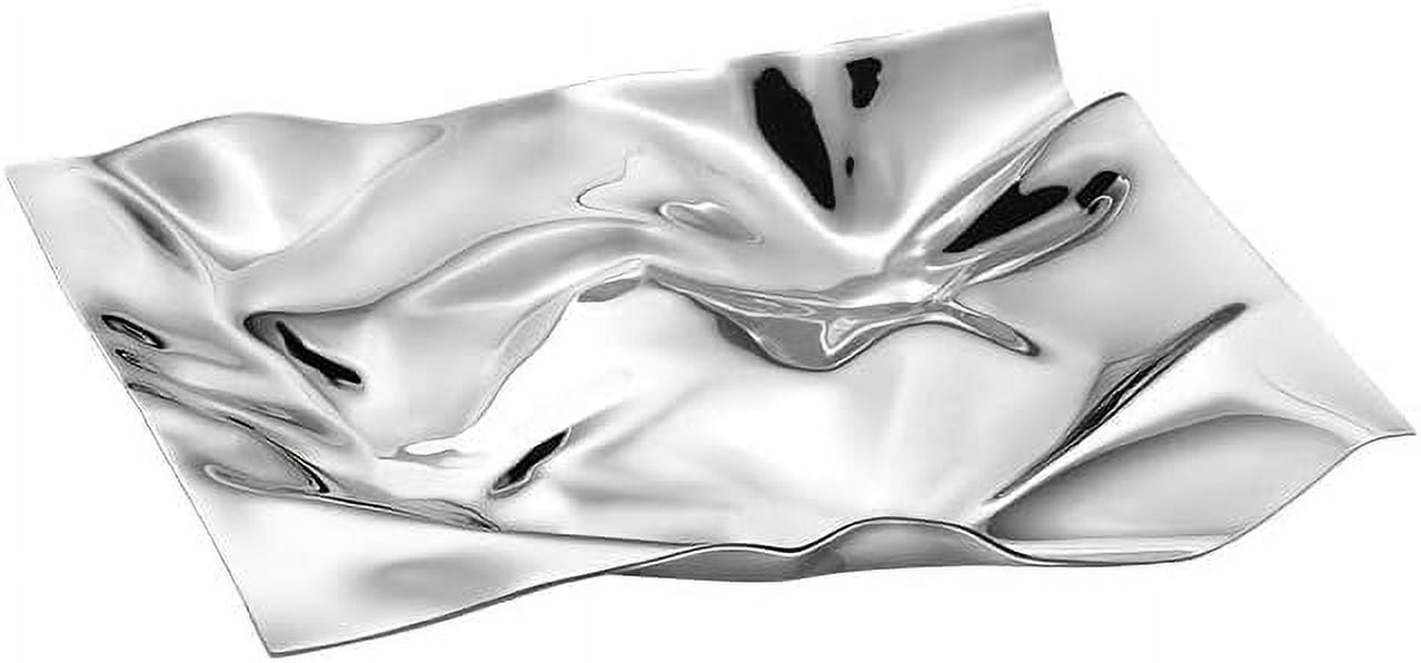 Georg Jensen Panton Stainless Steel Tray – Mirror Polish, Scandinavian Design