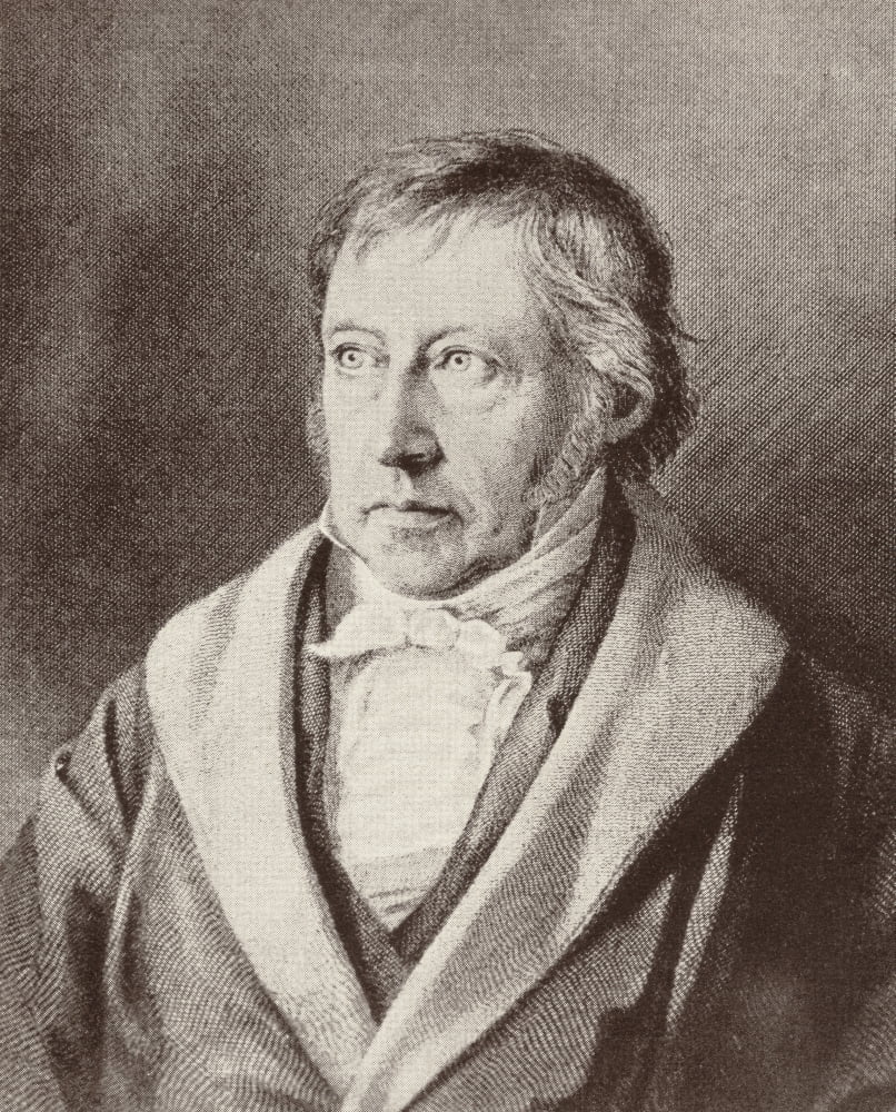 Georg Wilhelm Friedrich Hegel 1770 To 1831 German Philosopher Canvas Art - Ken Welsh Design Pics (13 x 16)