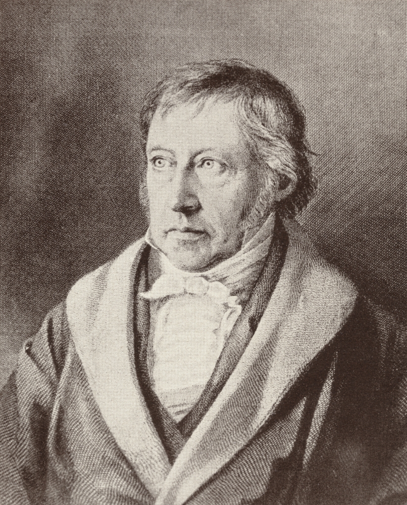 Georg Wilhelm Friedrich Hegel 1770 To 1831 German Philosopher Canvas Art - Ken Welsh Design Pics (26 x 32)