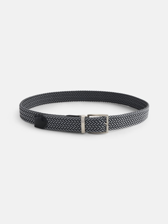 35mm Reversible Stretch Woven, Gray/Black
