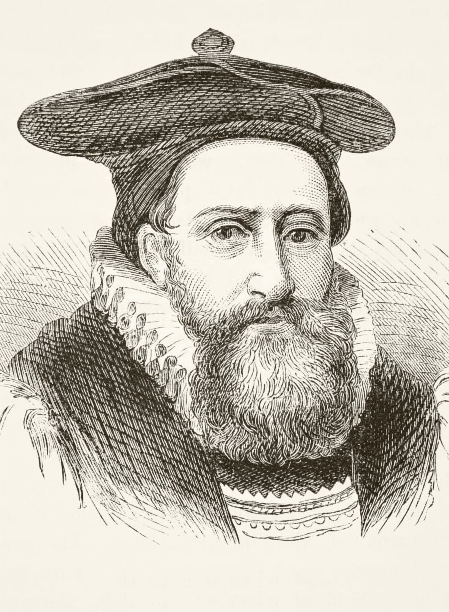 George Abbot 1562 To 1633 Archbishop Of Canterbury From The National And Domestic History Of England By William Aubrey Published London Circa 1890 Canvas Art - Ken Welsh Design Pics (12 x 17)