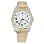 George Adult Male Analog Watch in Two-Tone with White Dial WMM2000WM1