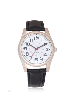 Adult Male Analog Watch with Round Case and PU Strap (Wmm5002WM1)
