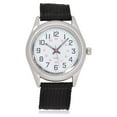 thumbnail image 1 of George Analog Adult Unisex Wristwatch in Silver with Black Sport Strap (GENWM1252M1), 1 of 1
