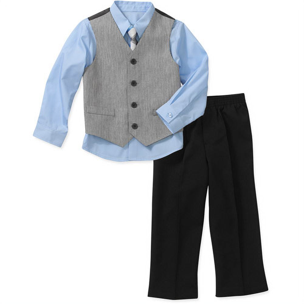 George Baby Toddler Boy 4-piece Vest Set - Walmart.com