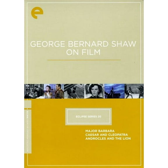 George Bernard Shaw on Film (Criterion Collection: Eclipse Series 20)