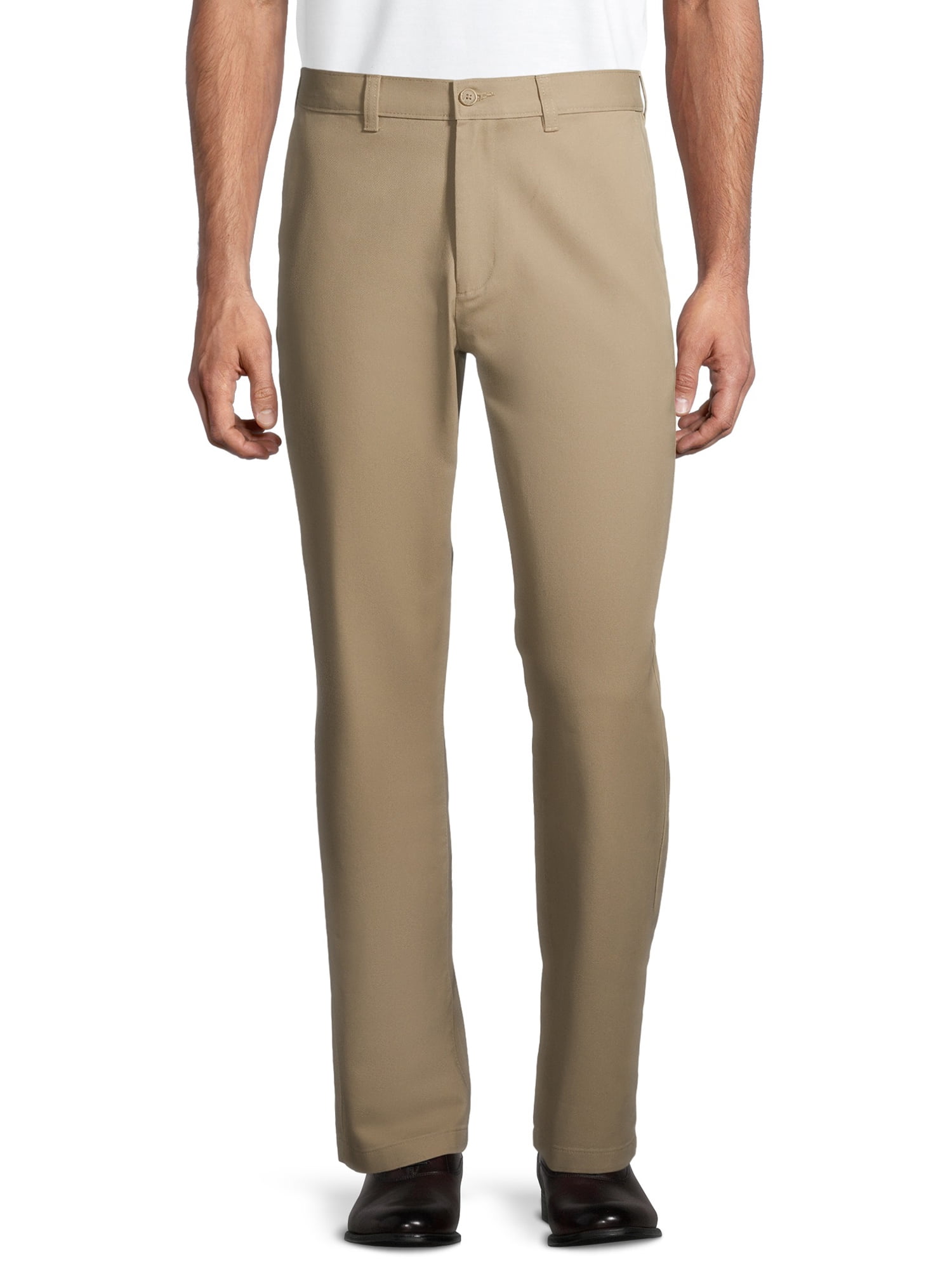 George Big Men's Flat Front Wrinkle Resistant Pant