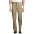 thumbnail image 1 of George Big Men's Pleated Front Wrinkle Resistant Pants, Waist Sizes 29-52, 1 of 6