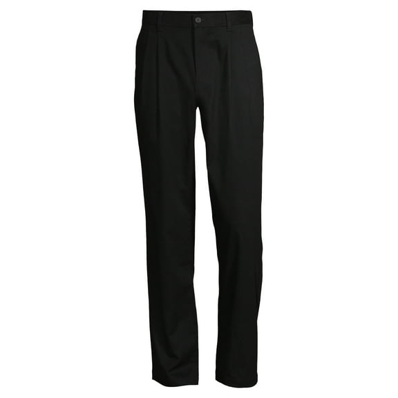 George Men's and Big Men’s Wrinkle Resistant Pleated Trouser Pants, Waist Sizes 29-54