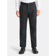 George Mens & Big Mens Classic Fit George Big Mens Pleated Front Wrinkle Resistant Pants, Waist Sizes 29-52