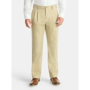 George Mens & Big Mens Classic Fit George Big Mens Pleated Front Wrinkle Resistant Pants, Waist Sizes 29-52