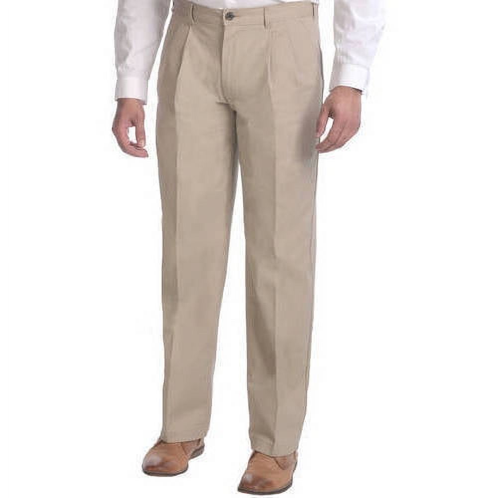 Big Men's Pleated Front Wrinkle Resistant Pants