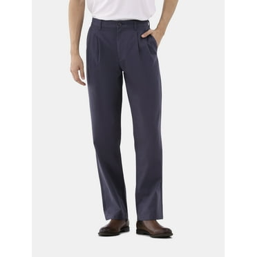 George Big Men's Pleated Front Wrinkle Resistant Pants