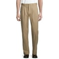 thumbnail image 1 of George Men's and Big Men’s Wrinkle Resistant Pleated Trouser Pants, Waist Sizes 29-54, 1 of 6